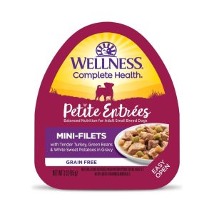 Wellness Petite Mini Fillet Turkey, Green Bean & Sweet Potato, 3 oz, 12 Pack