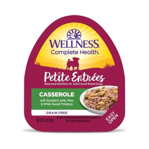 Wellness Petite Casserole Roasted Lamb, Peas & Sweet Potato, 3 oz, 12 Pack