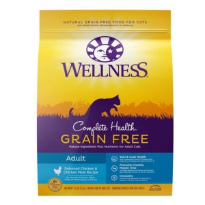 Wellness Complete Health Grain-Free Dry Cat Food, Deboned Chicken, 11.5 lb