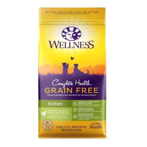 Wellness Complete Health Grain-Free Kitten Dry Food, Deboned Chicken, 5.5 lb