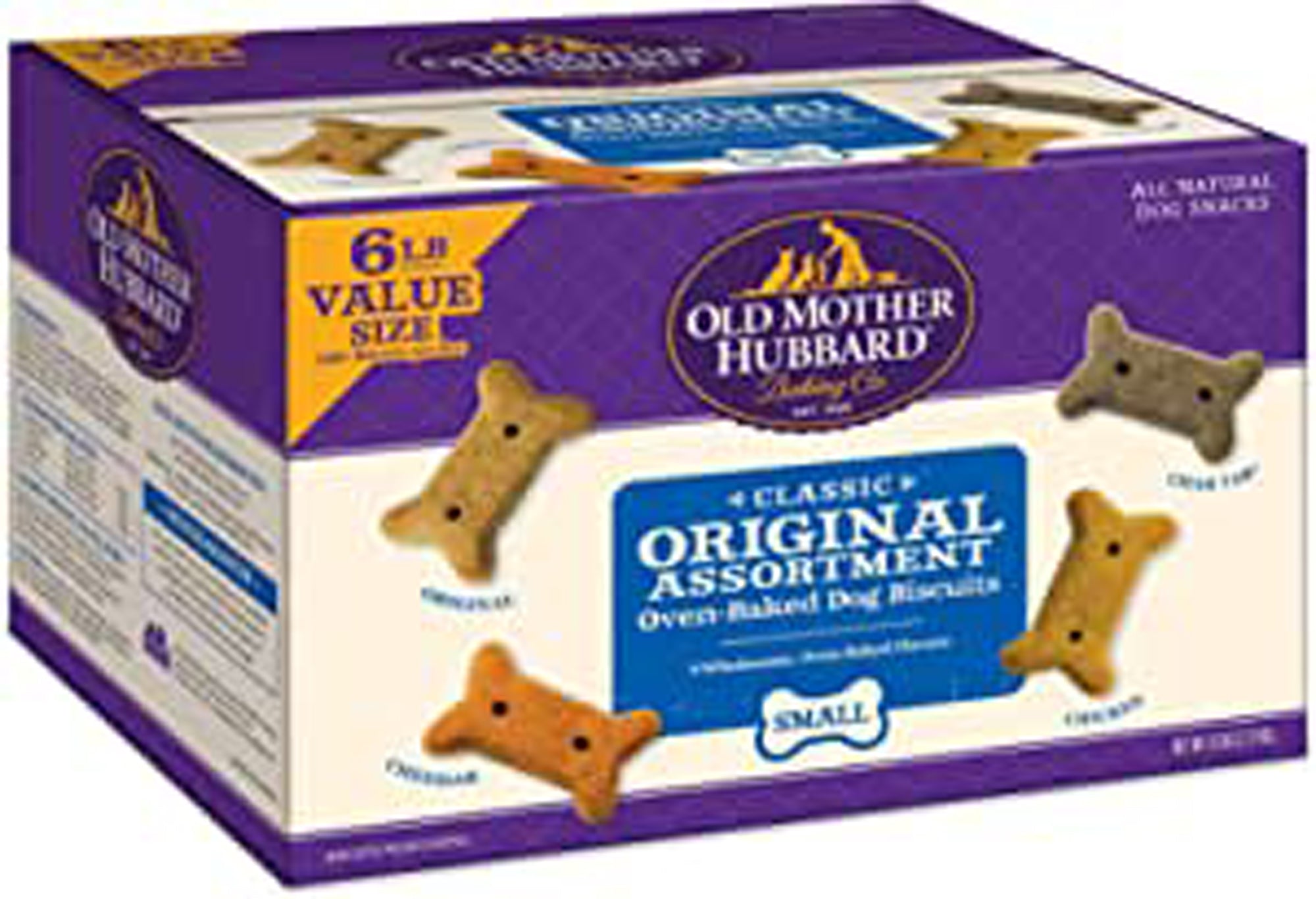Old Mother Hubbard Original Assorted, Small Dog Biscuits, 6 lb