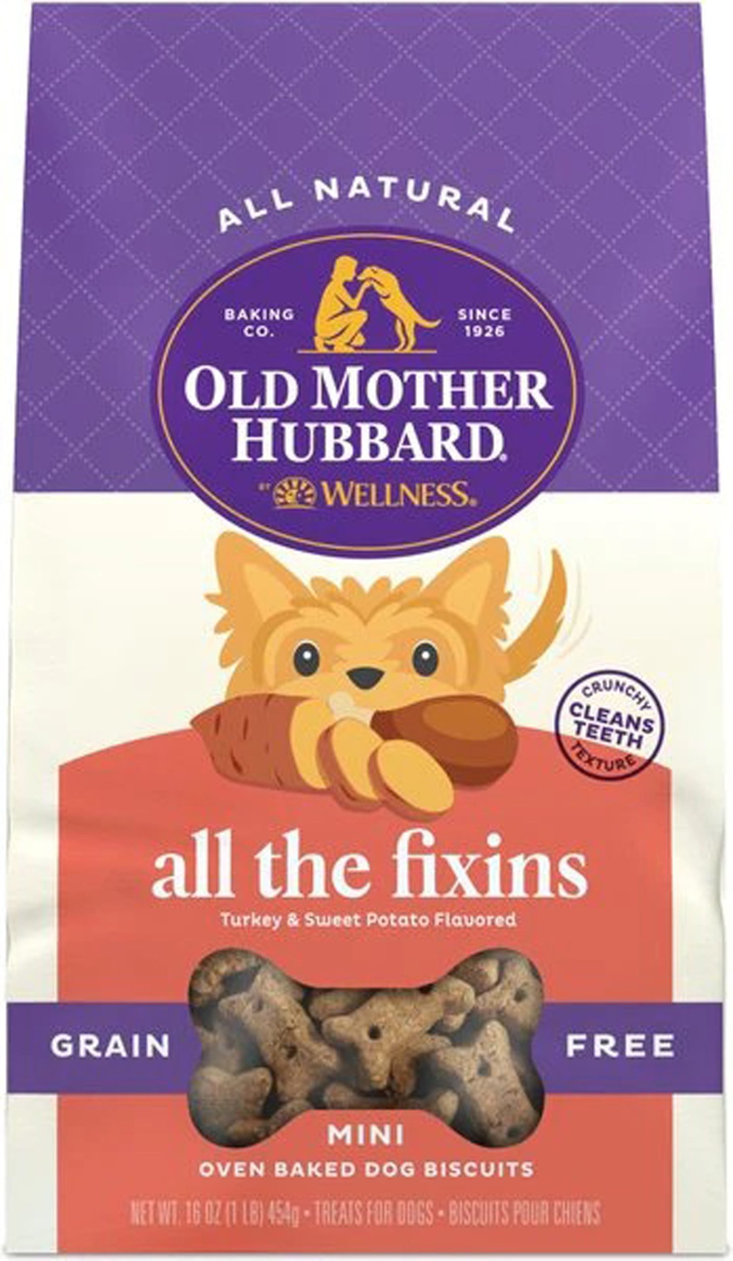 Old Mother Hubbard All The Fixins Mini Grain-Free Dog Biscuits, 16 oz