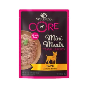 Wellness CORE Small Breed Mini Meal Pâté Chicken Wet Dog Food, 3 oz (Case of 12)