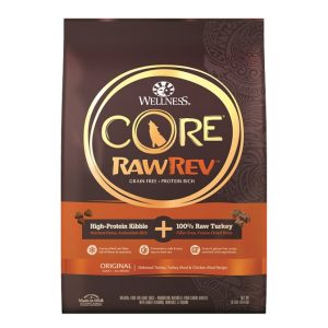 Wellness CORE RawRev Original Turkey & Chicken Dry Dog Food, 10 lb