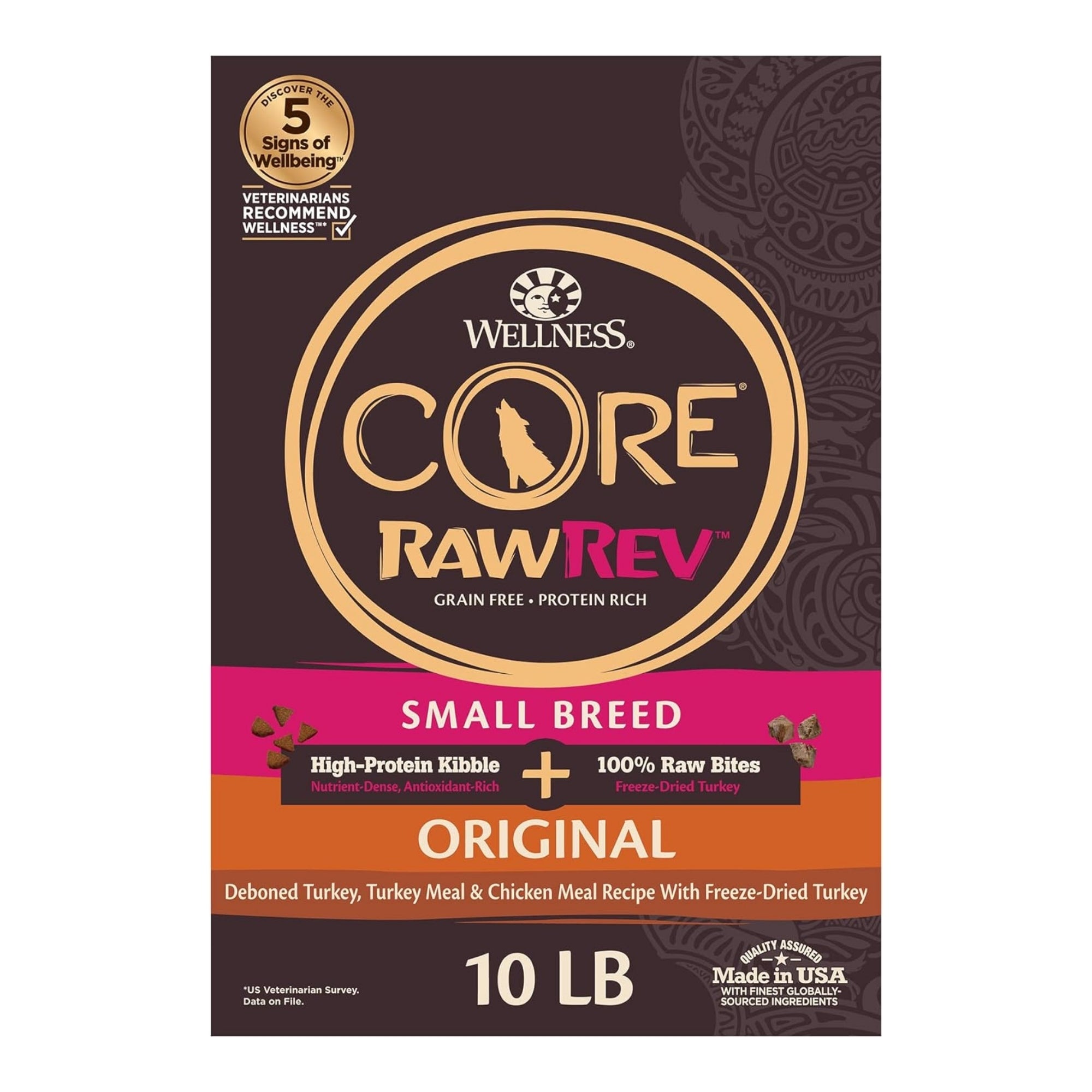 Wellness CORE RawRev Small Breed Dry Dog Food, 10 lb