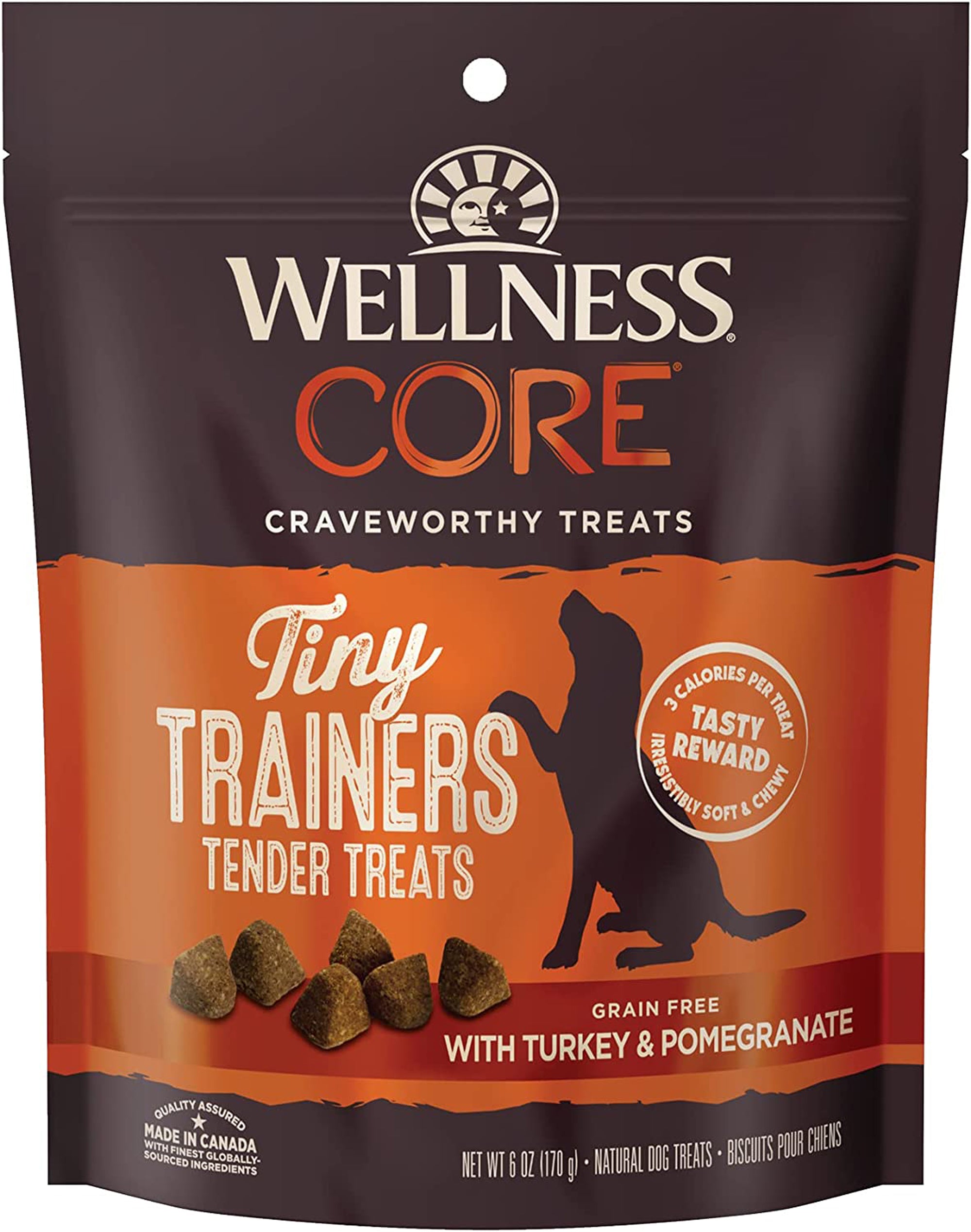 Wellness CORE Tiny Trainers Turkey Soft Dog Treats, 6 oz