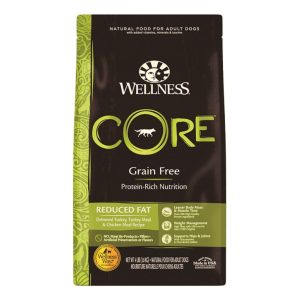 Wellness CORE Grain-Free Reduced Fat Dry Dog Food, 4 lb