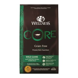 Wellness CORE Grain-Free Wild Game Dry Dog Food, 22 lb