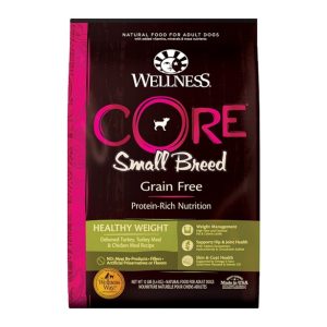 Wellness CORE Grain-Free Small Breed Healthy Weight Dry Dog Food, 12 lb