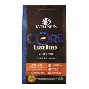 Wellness CORE Grain-Free Large Breed Dry Dog Food, 24 lb
