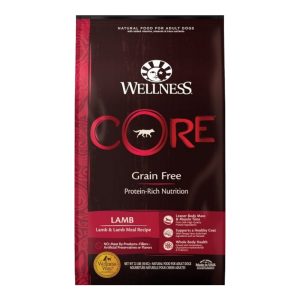 Wellness CORE Grain-Free Lamb Dry Dog Food, 22 lb
