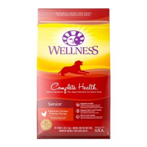 Wellness Complete Health Senior Chicken & Barley Dry Dog Food, 5 lb