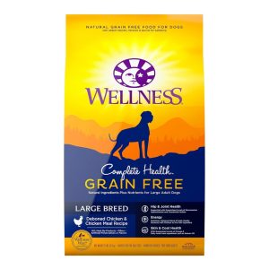 Wellness Complete Health Grain-Free Large Breed Dry Dog Food, 24 lb