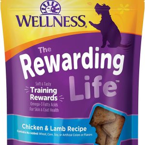 Wellness Rewarding Life Chicken & Lamb Soft Dog Treats, 6 oz