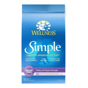 Wellness Simple Limited Ingredient Turkey & Potato Dry Dog Food, 26 lb