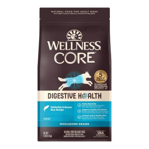 Wellness CORE Digestive Health Whitefish Dry Dog Food, 4 lb