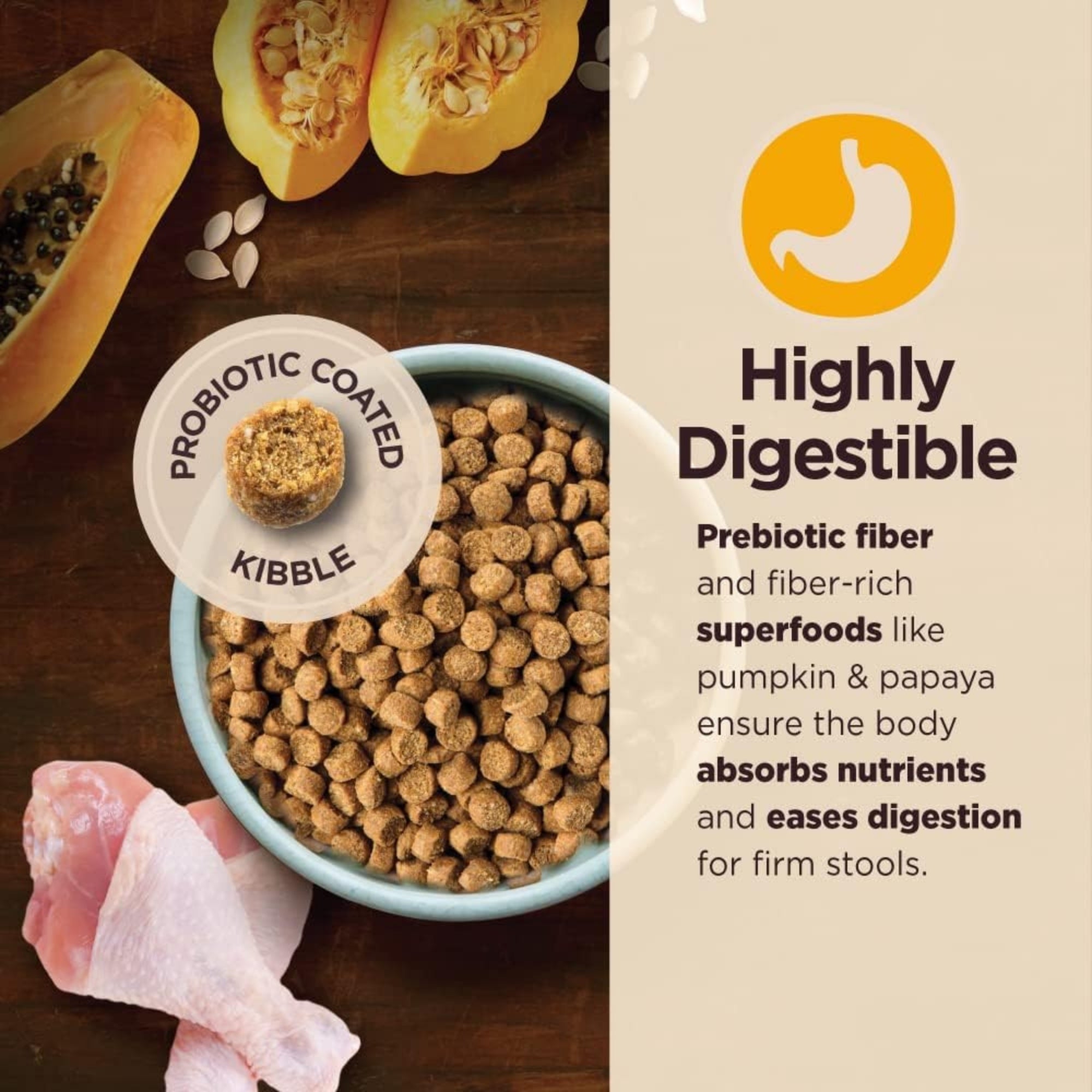 Wellness CORE Digestive Health Puppy Chicken & Brown Rice Dry Dog Food, 4 lb - Image 5