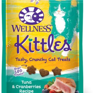 Wellness Kittles Grain-Free Crunchy Cat Treats, Tuna & Cranberry, 2 oz