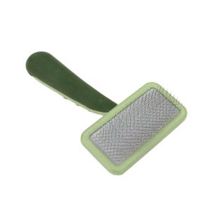 Safari Dog Soft Slicker Brush Light Green/Dark Green /SM