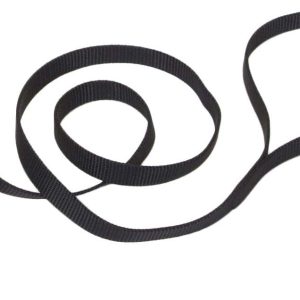 Coastal Single-Ply Nylon Dog Leash Black