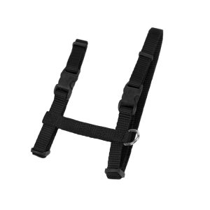 Coastal Figure H Adjustable Nylon Cat Harness Black 3/8X10-18 in