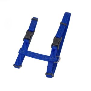 Coastal Figure H Adjustable Nylon Cat Harness Blue 3/8X10-18 in