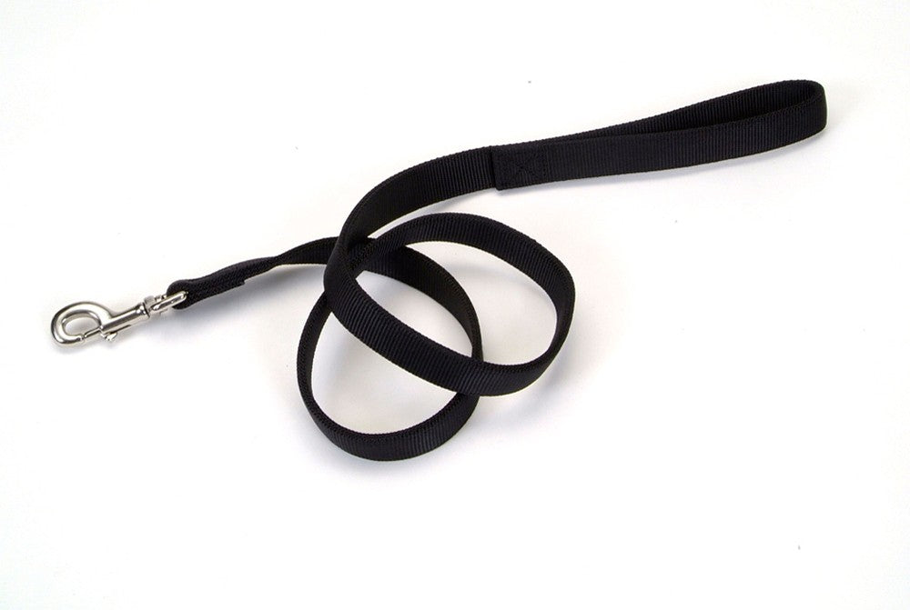 Coastal Double-Ply Nylon Dog Leash Black - Image 2