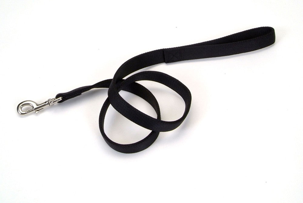 Coastal Double-Ply Nylon Dog Leash Black