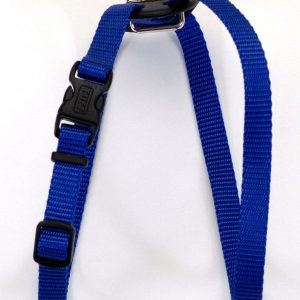 Coastal Size Right Adjustable Nylon Dog Harness Blue 5/8X16-24 in