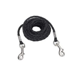 Coastal Poly Tie Petite Dog Tie Black 5/32x15ft