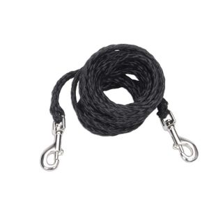 Coastal Poly Big Dog Tie Out Black
