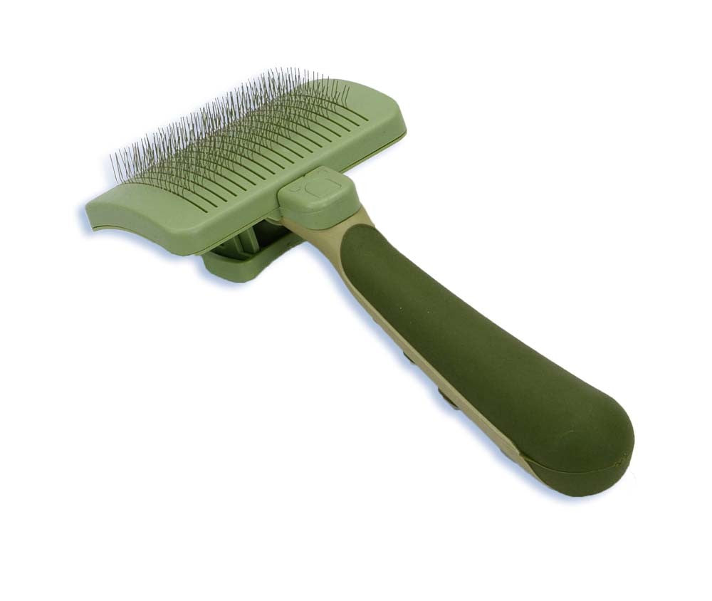 Coastal Safari Dog Self-Cleaning Slicker Brush - Image 3