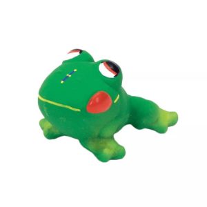 Coastal Rascals Latex Frog Dog Toy 3 in