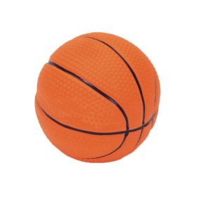 Coastal Rascals Latex Basketball Dog Toy 2.5 in