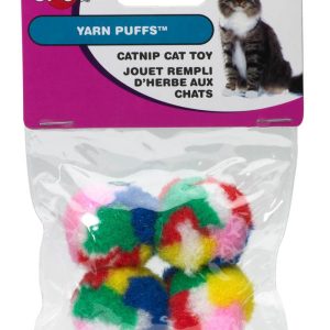 Spot Kitty Yarn Puffs 4pk