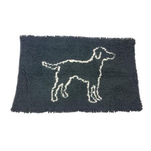 Spot 35” x 24” Gray Clean Paws Micro-fiber Mat