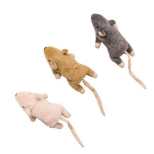 Spot Flat Mouse Frankie with Nip Assorted 5.5 in