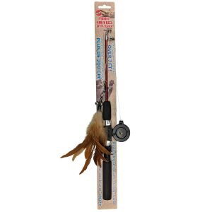 Spot Cat Toy Fishing Rod N Reel Kitty Teaser Cat Toy