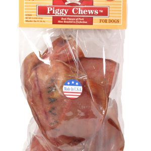 Smokehouse Pig Ears Dog Treats, 6 Pack