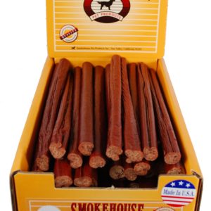 Smokehouse USA Made Pepperoni Stix Display Box Dog Treats, 60 Count