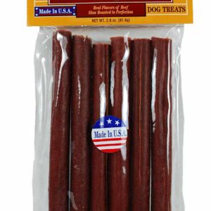 Smokehouse USA Made Beefy Rolls Dog Treats, 6 Pack