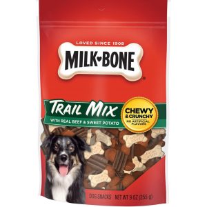 Milk-Bone Trail Mix Beef & Sweet Potato, Mini Dog Treats, 9 oz