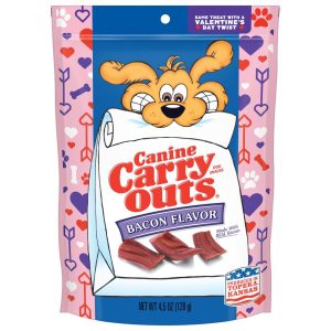 Canine Carry Outs Bacon Flavor Dog Treats, 4.5 oz