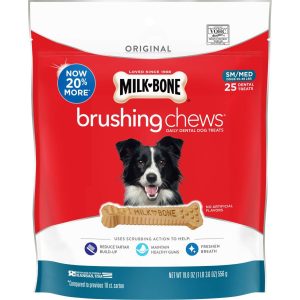Milk-Bone Brushing Chews Original, Small/Medium , 25 Count