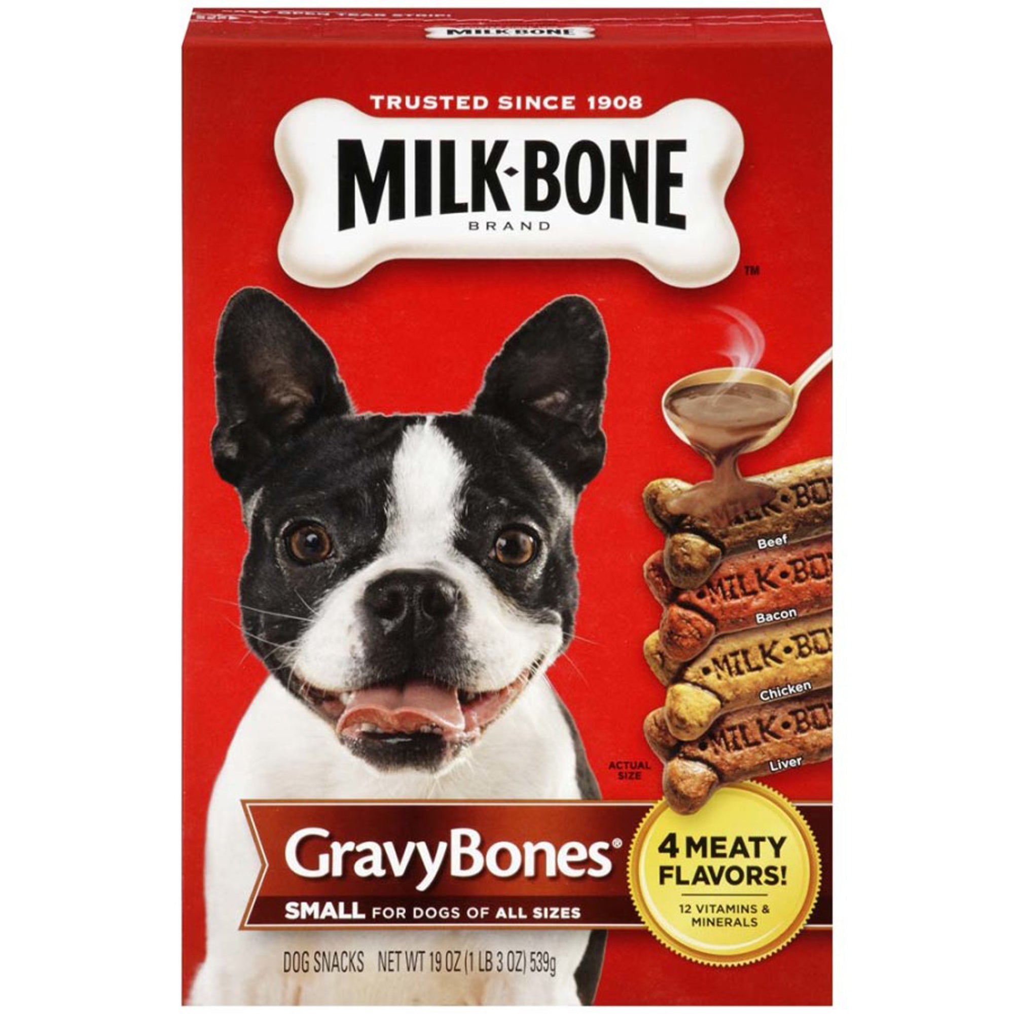 Milk-Bone GravyBones, Small/Medium Dog Treats, 19 oz