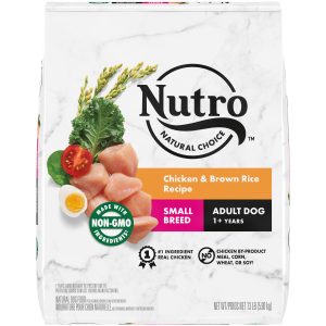 Nutro Natural Choice Small Breed Adult Chicken & Brown Rice Dry Dog Food, 13 lb