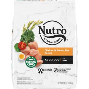 Nutro Natural Choice Adult Chicken & Brown Rice Dry Dog Food, 13 lb