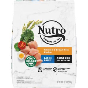 Nutro Natural Choice Large Breed Adult Chicken & Brown Rice Dry Dog Food, 13 lb