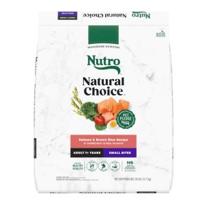 Nutro Natural Choice Small Bites Adult Salmon & Brown Rice Dry Dog Food, 28 lb