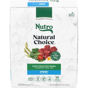 Nutro Natural Choice Puppy Lamb & Brown Rice Dry Dog Food, 12 lb